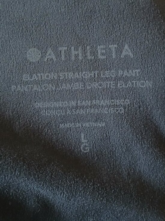 Athleta Elation Straight Leg Pant Size Large - Picture 7 of 8